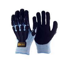 NMSAFETY guantes de protección recubiertos de nitrilo negro